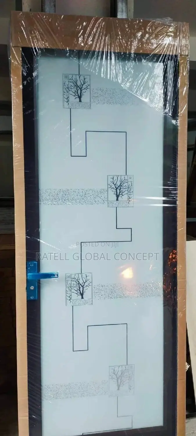Aluminium Bathroom Toilet Glass Doors Full Glass