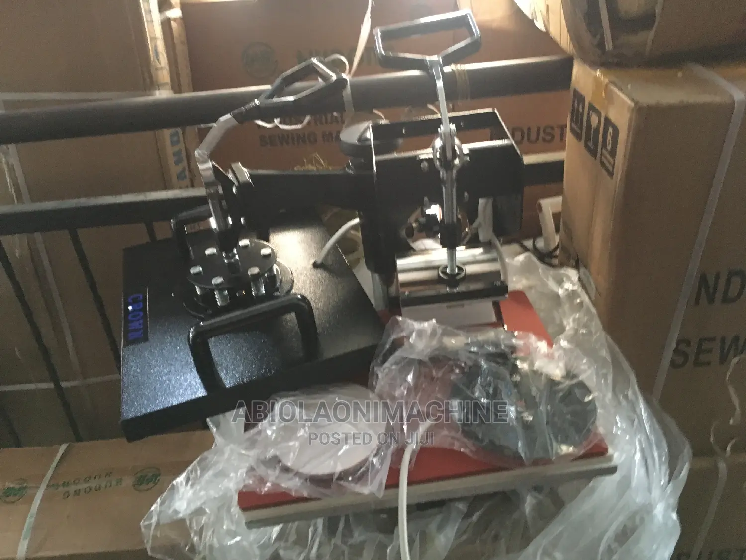 5in1 Heat Press Machine (Shirt, Cap, Mug and 2 Plates Frame)