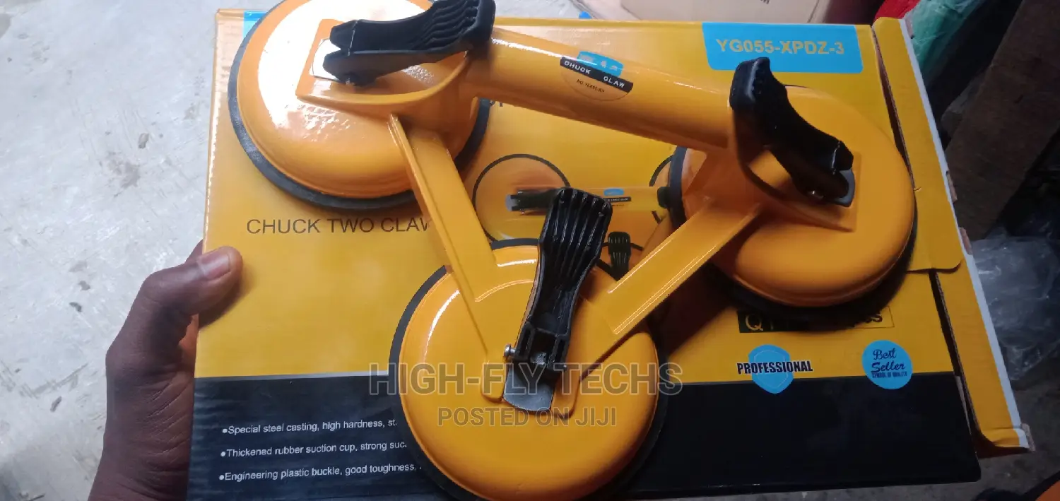Glass Lifter, Three Claw Glass Suction Cup