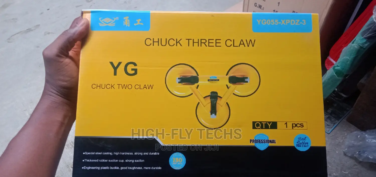 Glass Lifter, Three Claw Glass Suction Cup