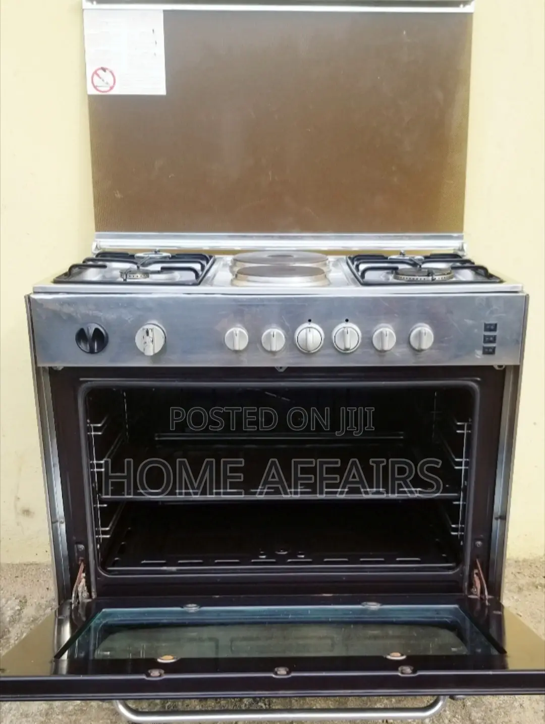 Big Ocean 6 Burner Gas Cooker + Oven Grill (Pay Ondelivery