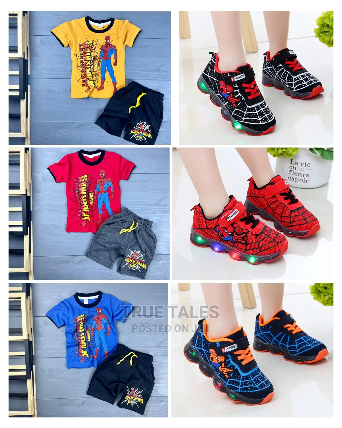 Turkey Spider Man Character 2 in 1 Top and Shorts Set