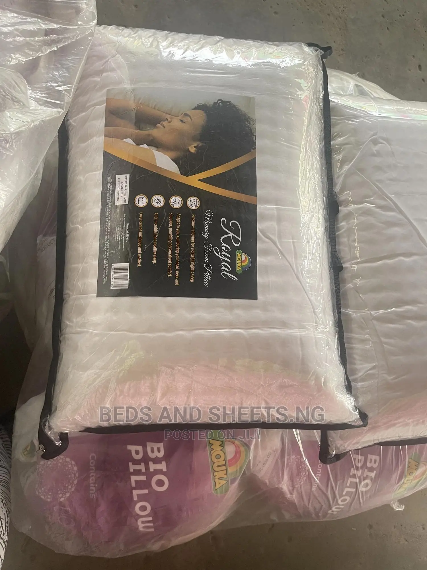 Mouka Luxury Royal Memory Pillow Large