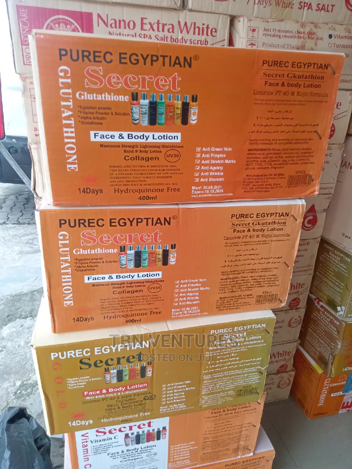 Purec Egyptian Secret Lotion Varieties -400ml