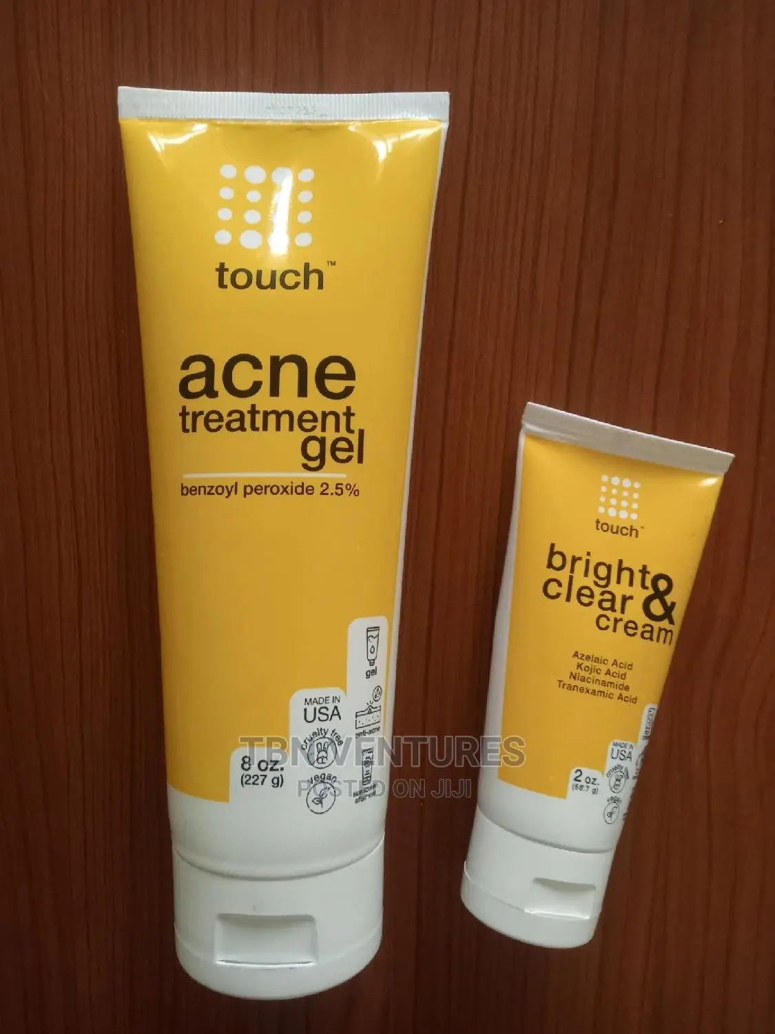 Touch Bright Clear Cream Made in USA