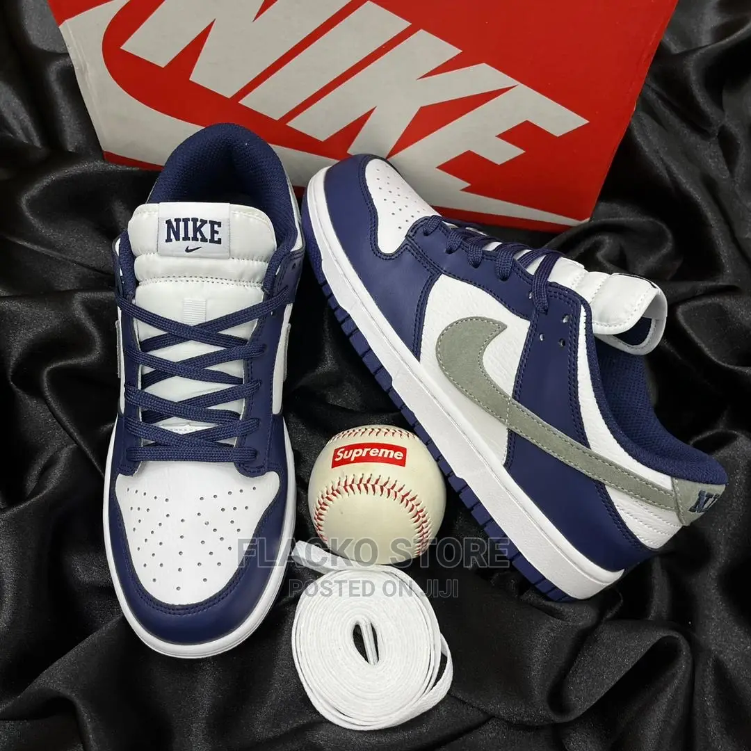 Original Nike Dunk Low Midnight Navy Blue Sneakers
