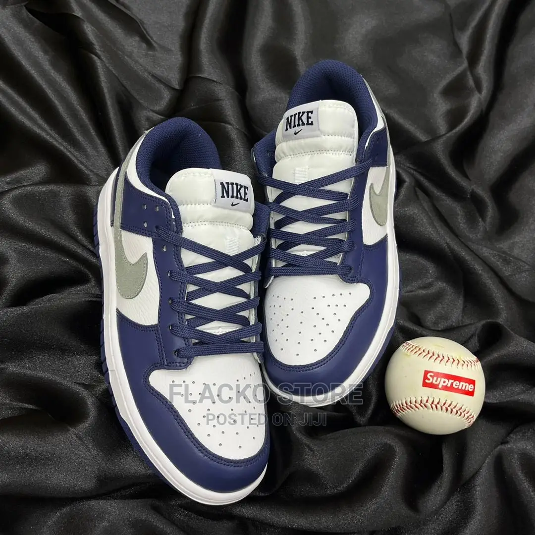 Original Nike Dunk Low Midnight Navy Blue Sneakers