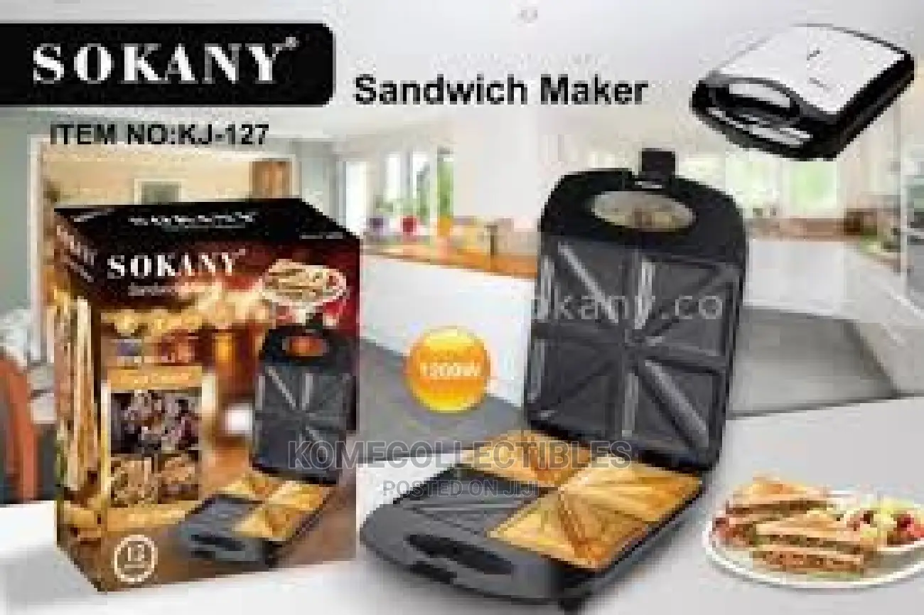 Bìg Sokany Sandwich Maker 1200watts