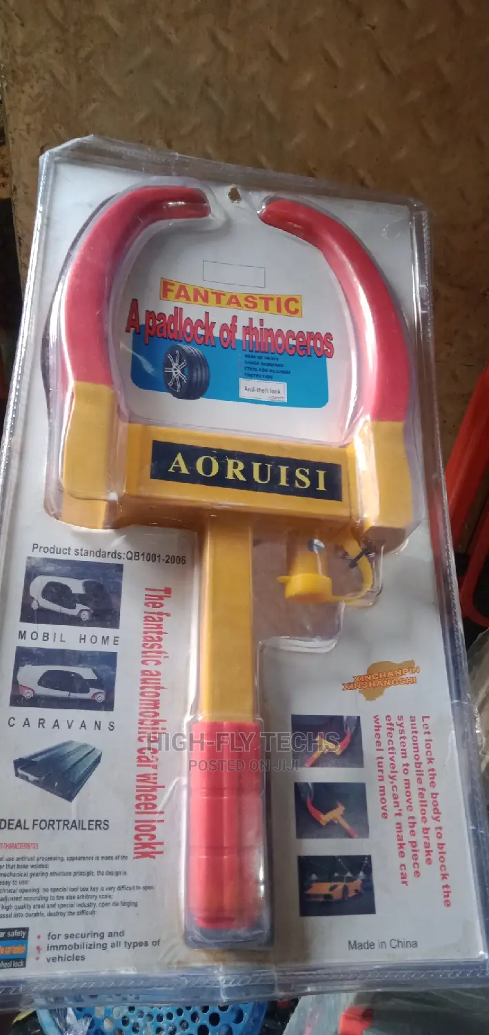 AORUISI Manual Car Tyre Lock, 15 Inch
