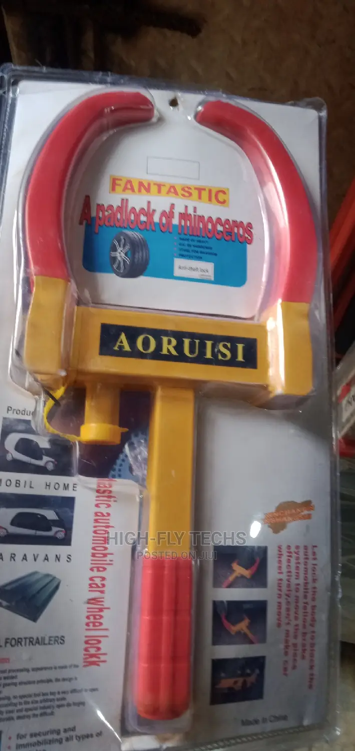 AORUISI Manual Car Tyre Lock, 15 Inch