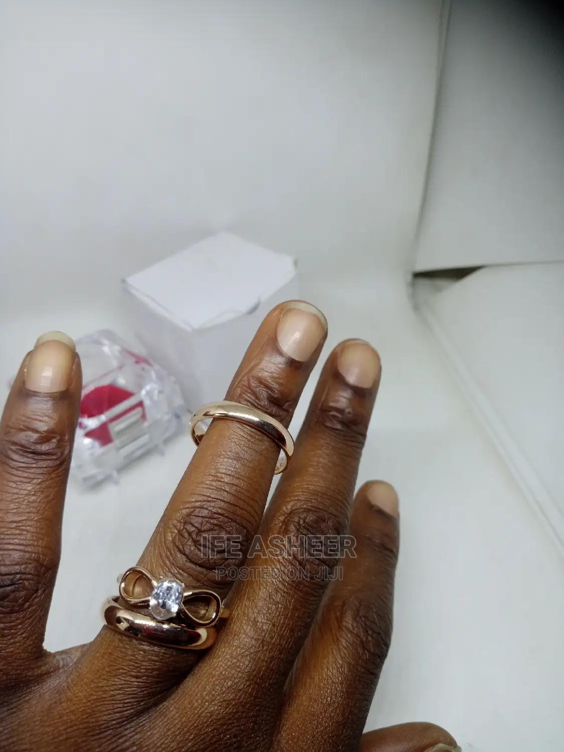 Rose Gold Set Of Wedding Ring 03
