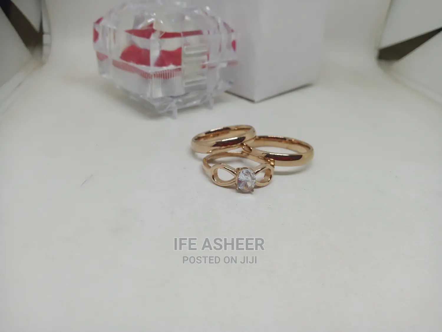 Rose Gold Set Of Wedding Ring 03