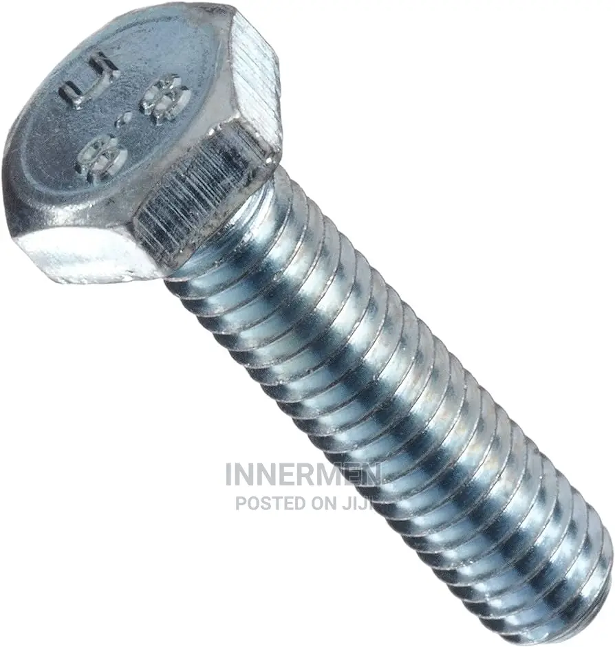 Hex Bolt Screw 8.8 Grade Steel +Nut 50pieces