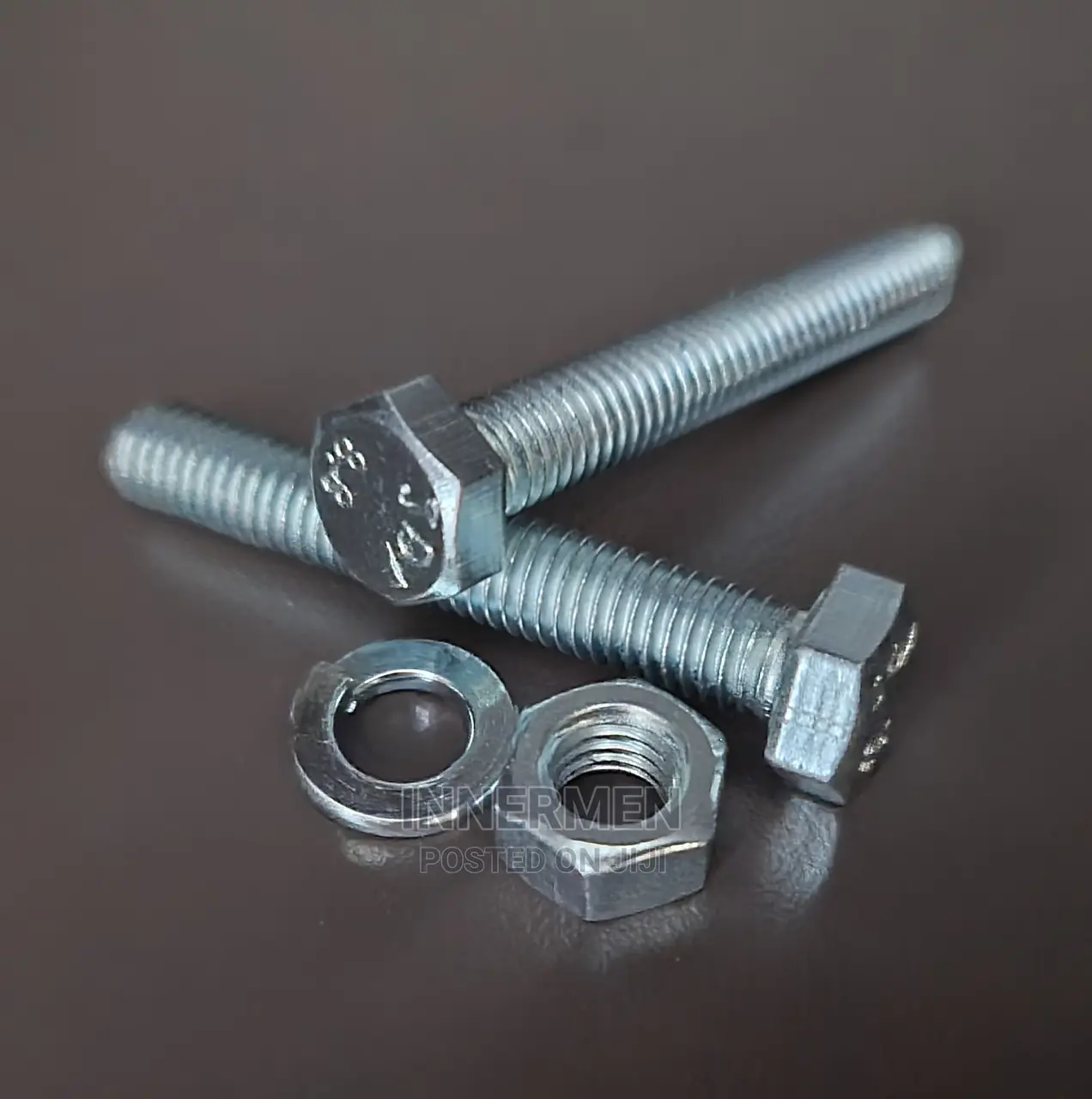 Hex Bolt Screw 8.8 Grade Steel +Nut 50pieces