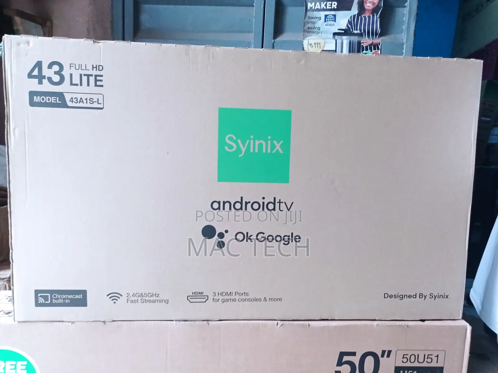 Syinix 43 Inches Android Tv
