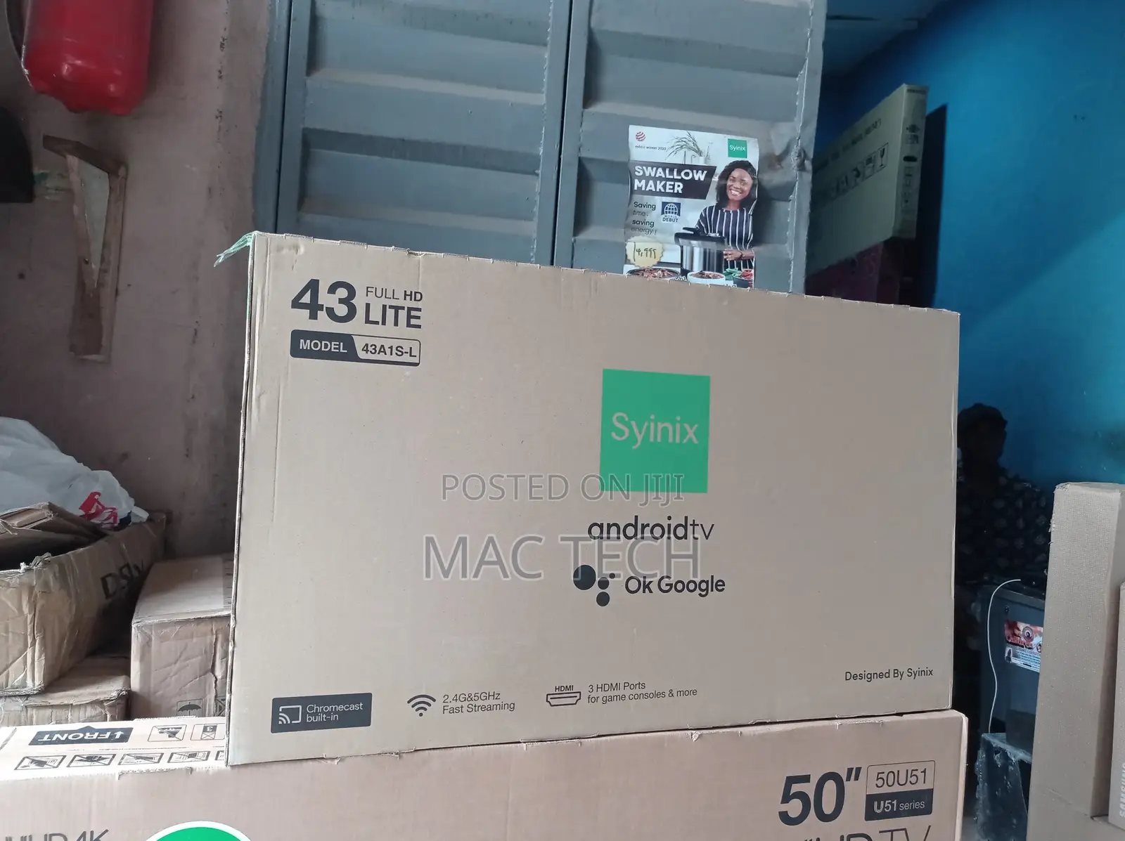 Syinix 43 Inches Android Tv.