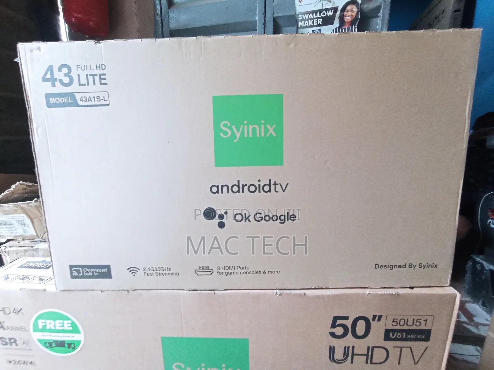 Syinix Android TV 43 Inches