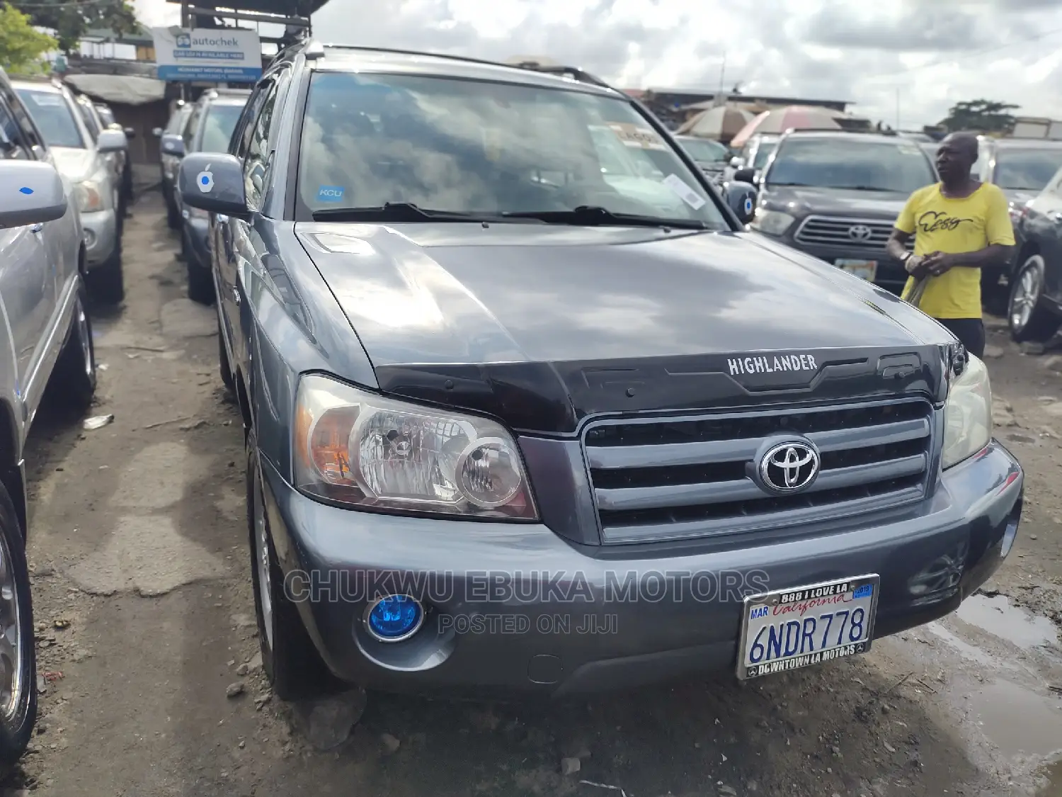 Toyota Highlander Limited V6 2005 Gray