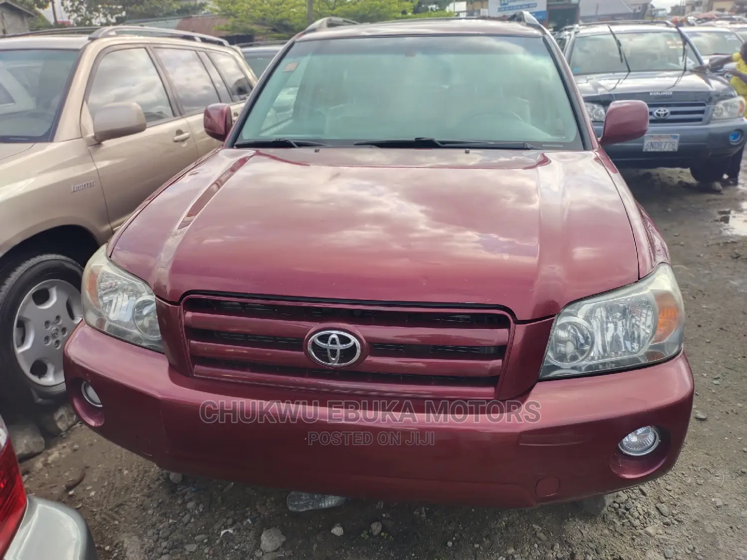 Toyota Highlander Limited V6 2005 Red