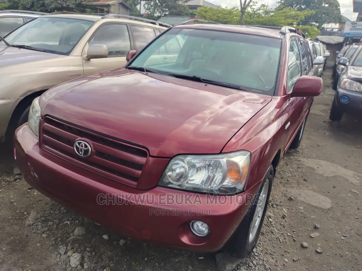 Toyota Highlander Limited V6 2005 Red