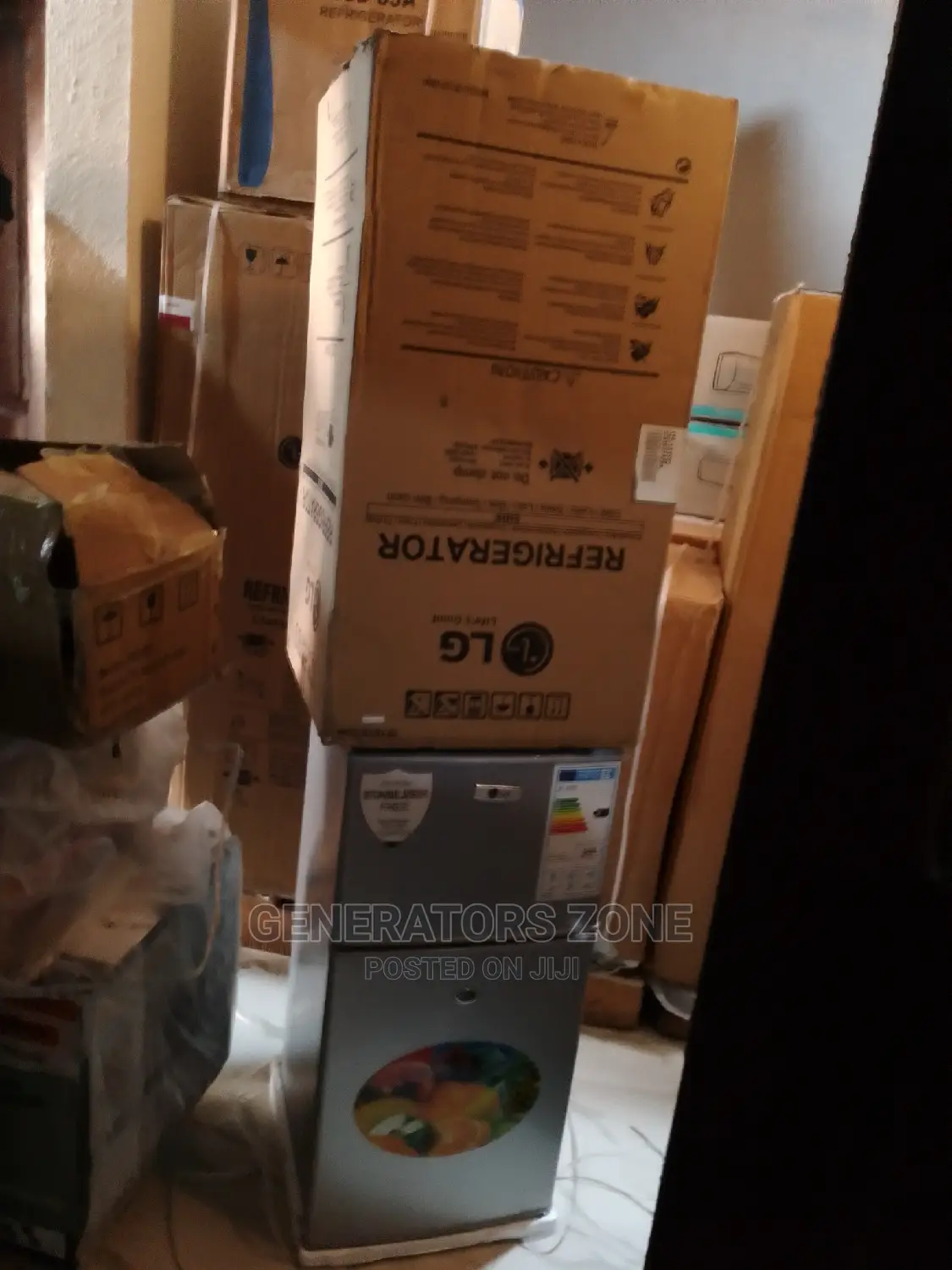 Power Saving Lg Double Door Gs-141sq Refrigerator 2 Shelves