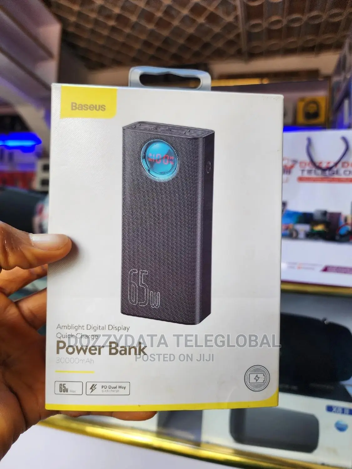 Baseus Amblight Digital Display Quick Charge 30000mah 65W