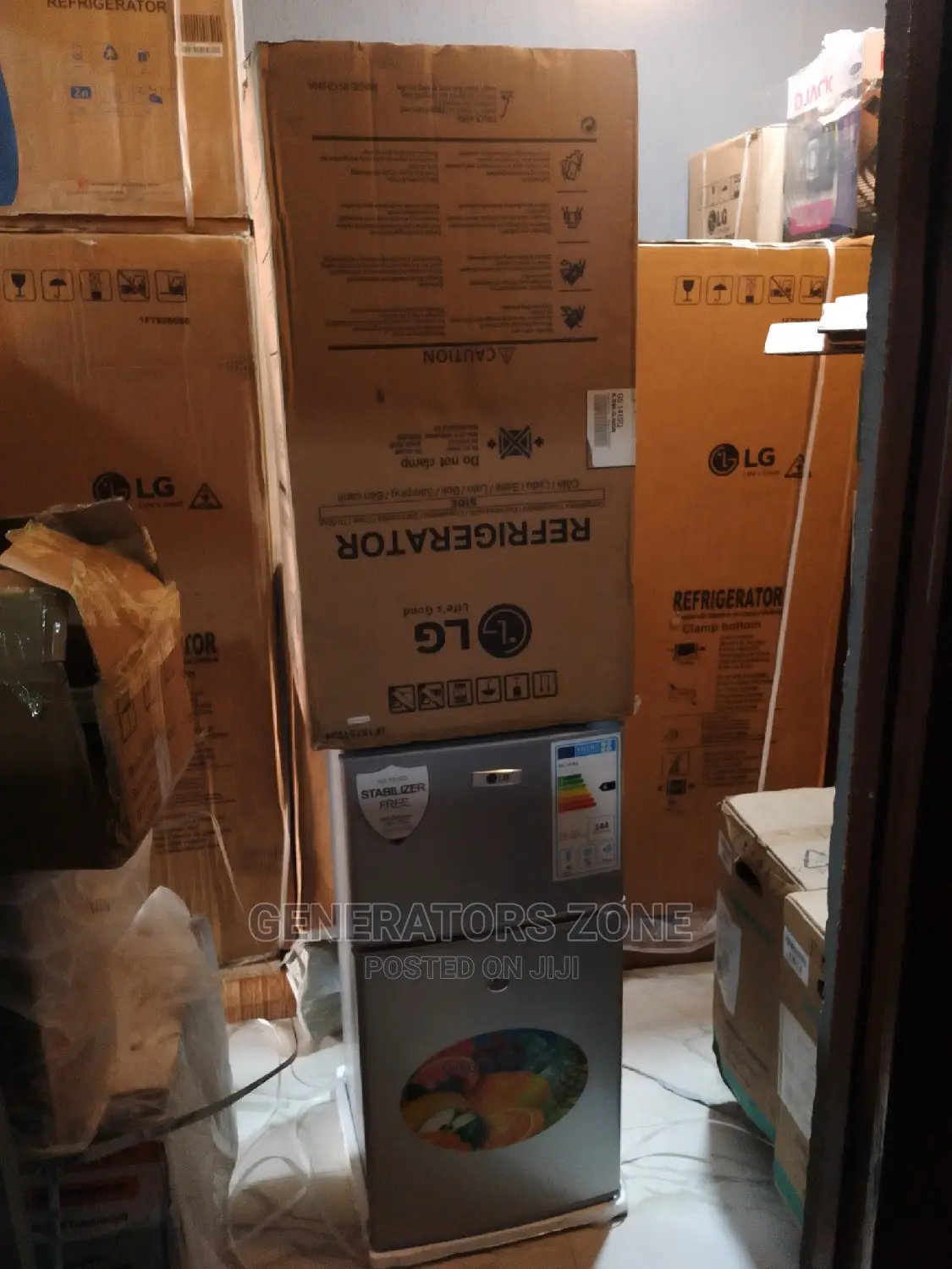 Brand New Freestanding LG Gs-141sq Double Door Refrigerator