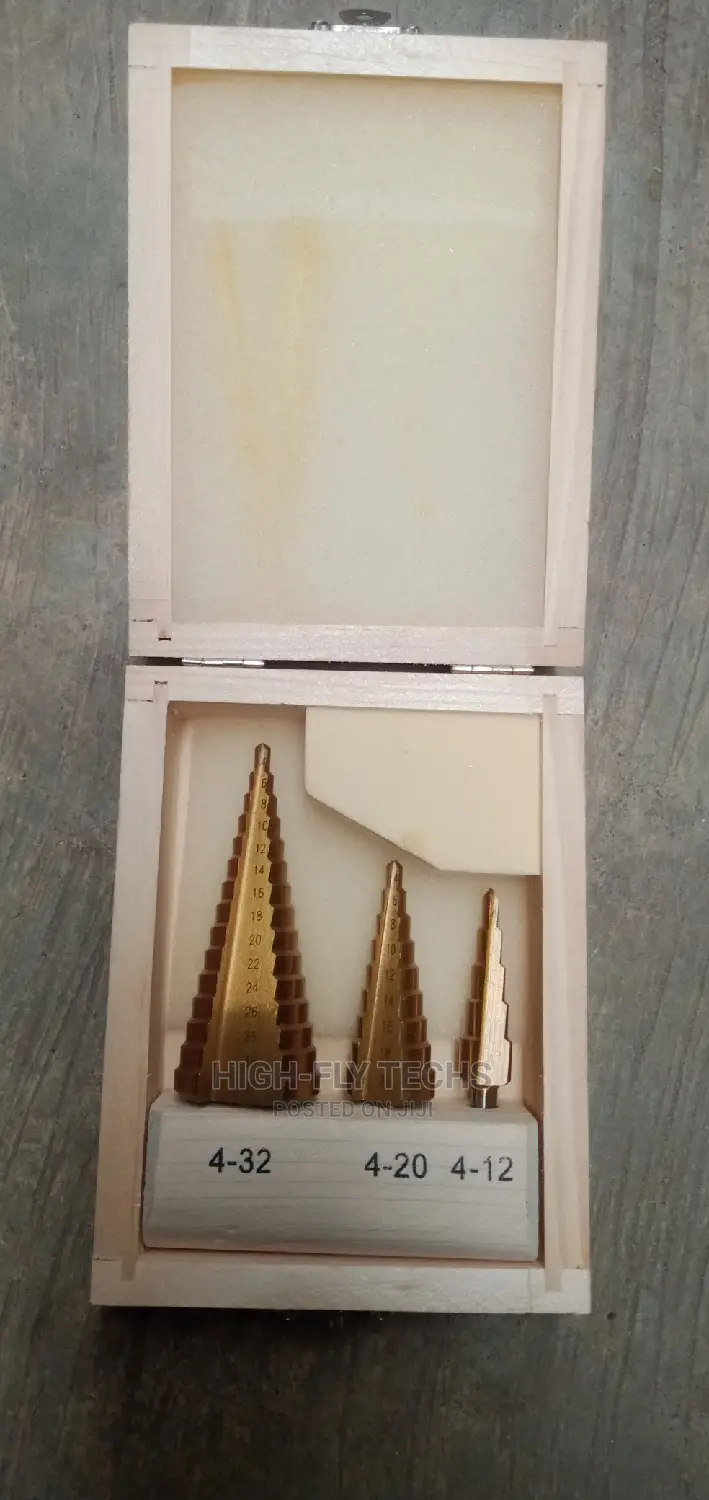 Step Drill Bit Set for Steel