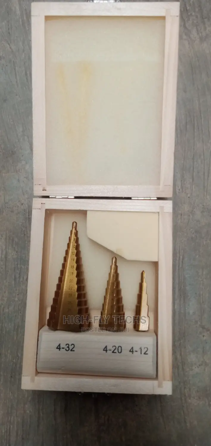 Step Drill Bit Set for Steel