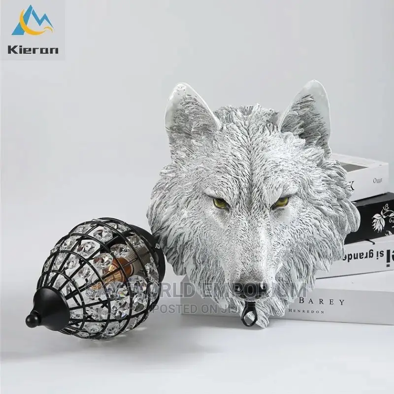 Nordic Modern Wolf Head Led Wall Lamp