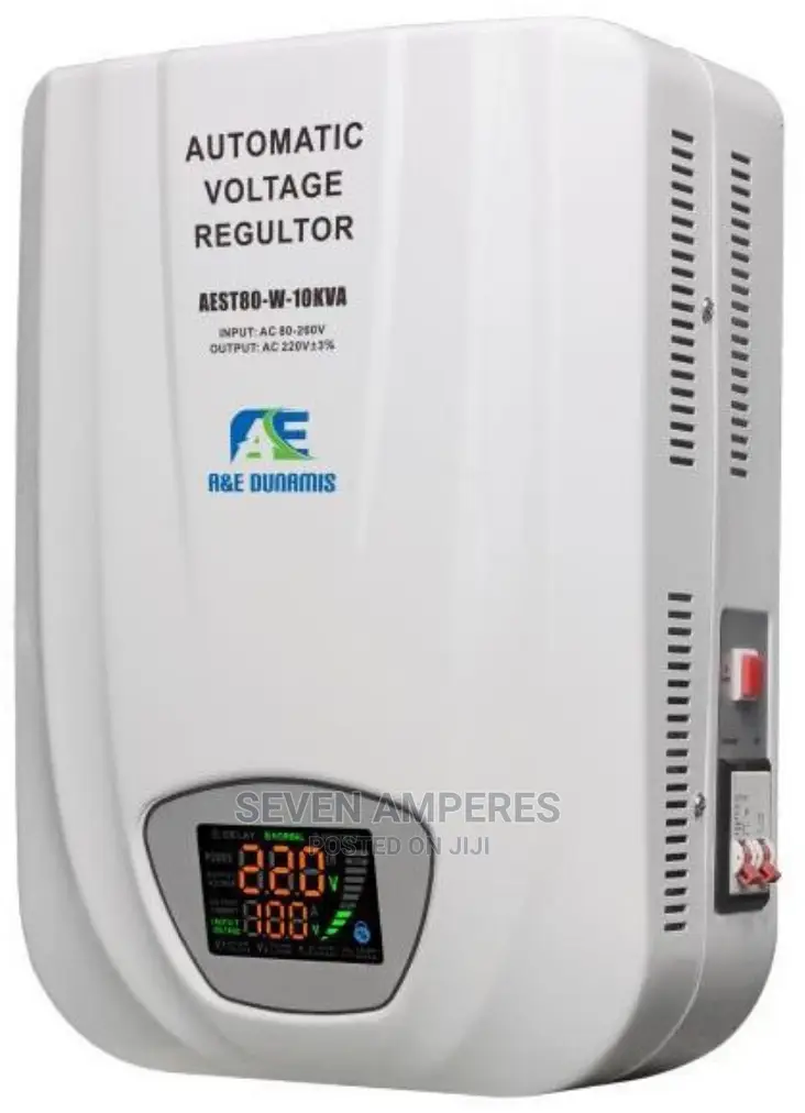 A E Dunamis 10kva Servo 80-260v Stabilizer
