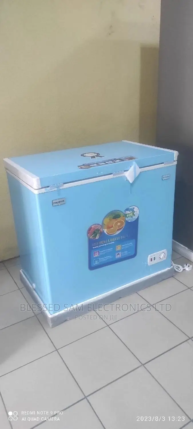 New Polystar Chest Freezer 322l Double Glass Fast Cooling
