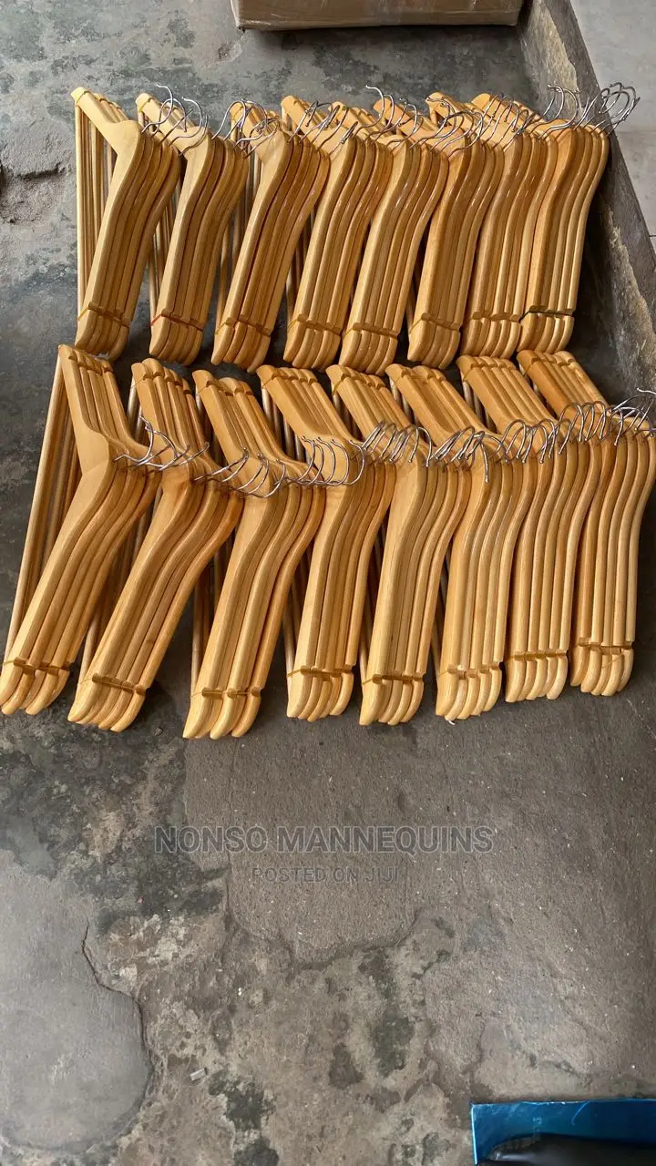 Neat Brand New Wooden Clothes Hangerzz