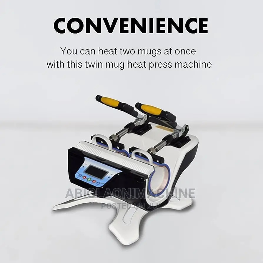 2in1 Double Mug Heat Press Machine