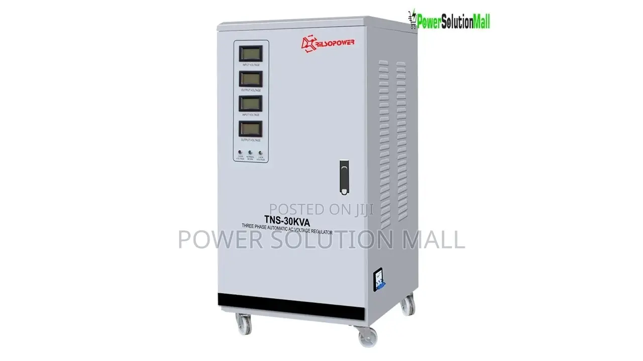 30KVA 3-Phase Rilsopower Servo Stabilizer With 18 Months War