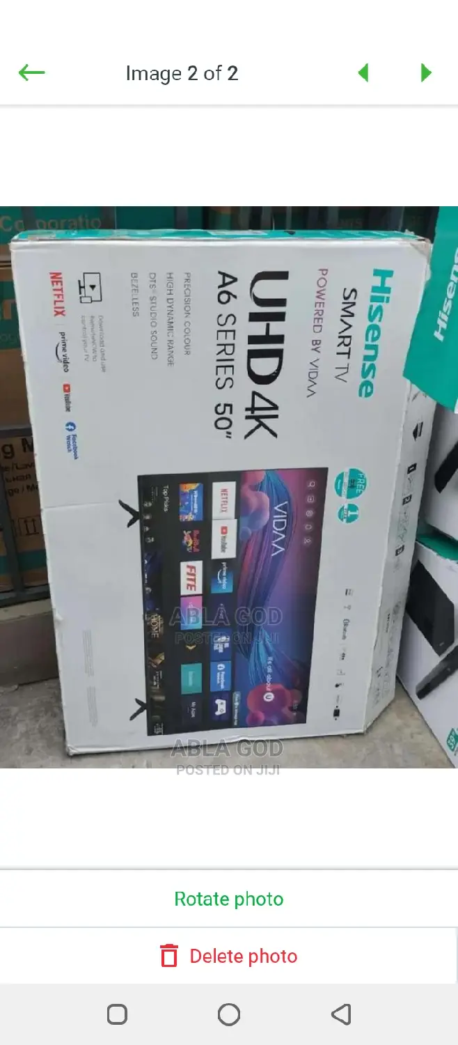 Hisense 50" Smart TV UHD A6 Series 50"
