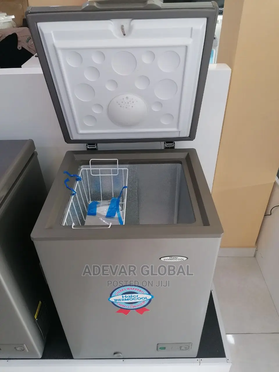 Haier Thermocool Small Chest Freezer 100l HTF-100has -Silver