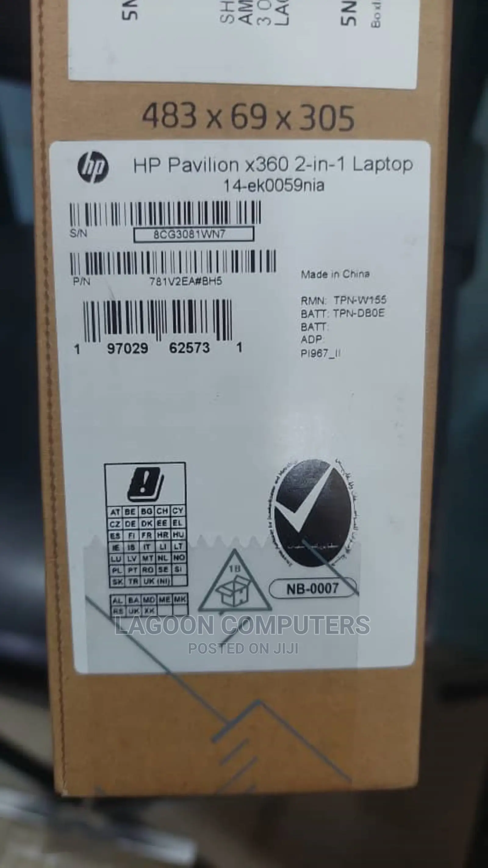 New Laptop HP Pavilion X360 14t 16GB Intel Core i7 SSD 512GB