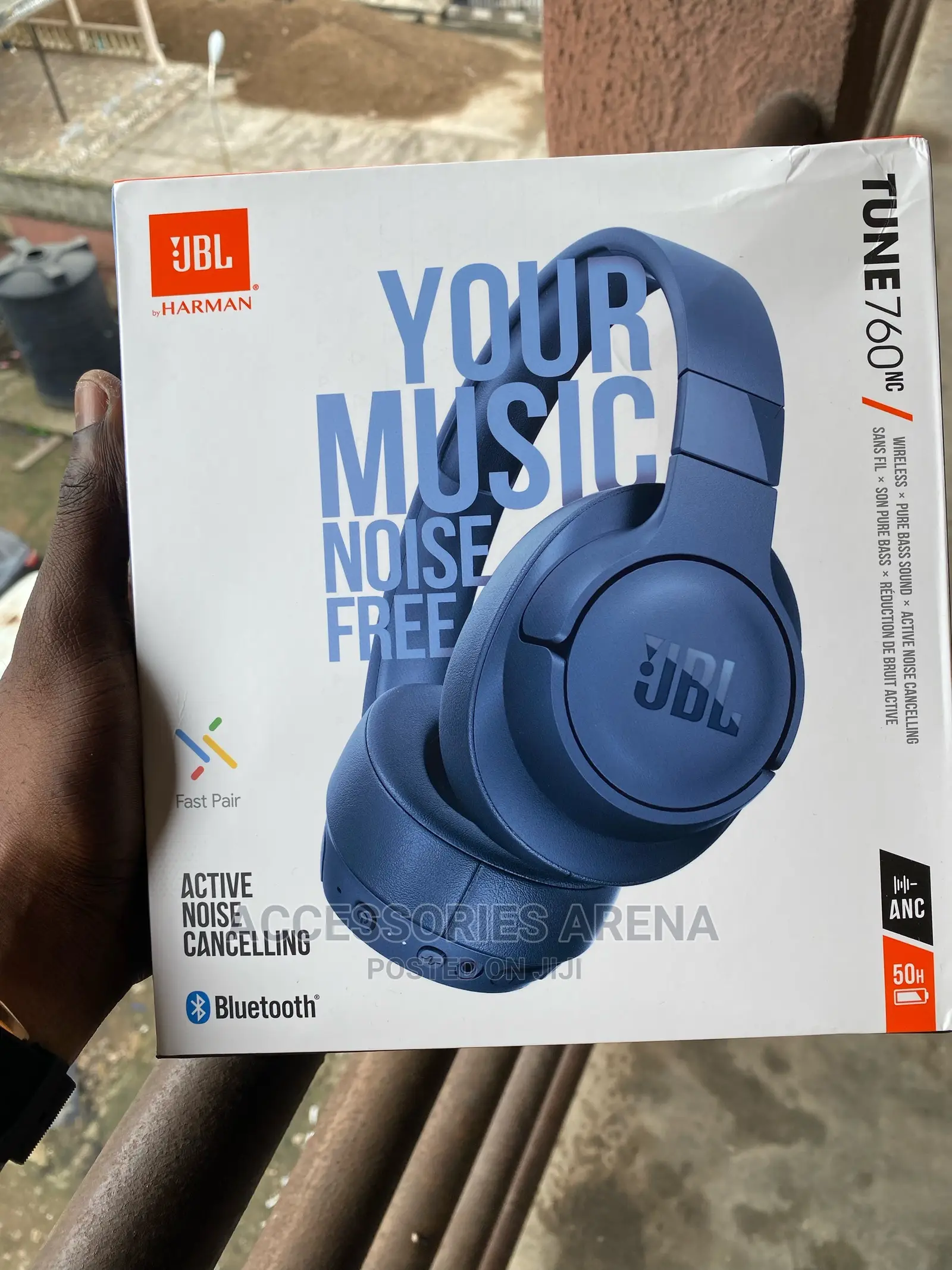 JBL Tune 760NC Bluetooth Headphones