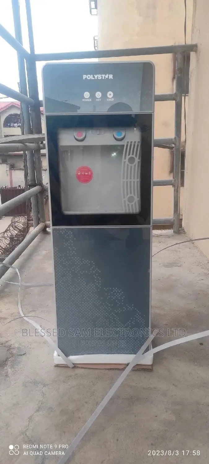 New > Polystar Hot and Cool Water Dispenser With Fridge 2yrs