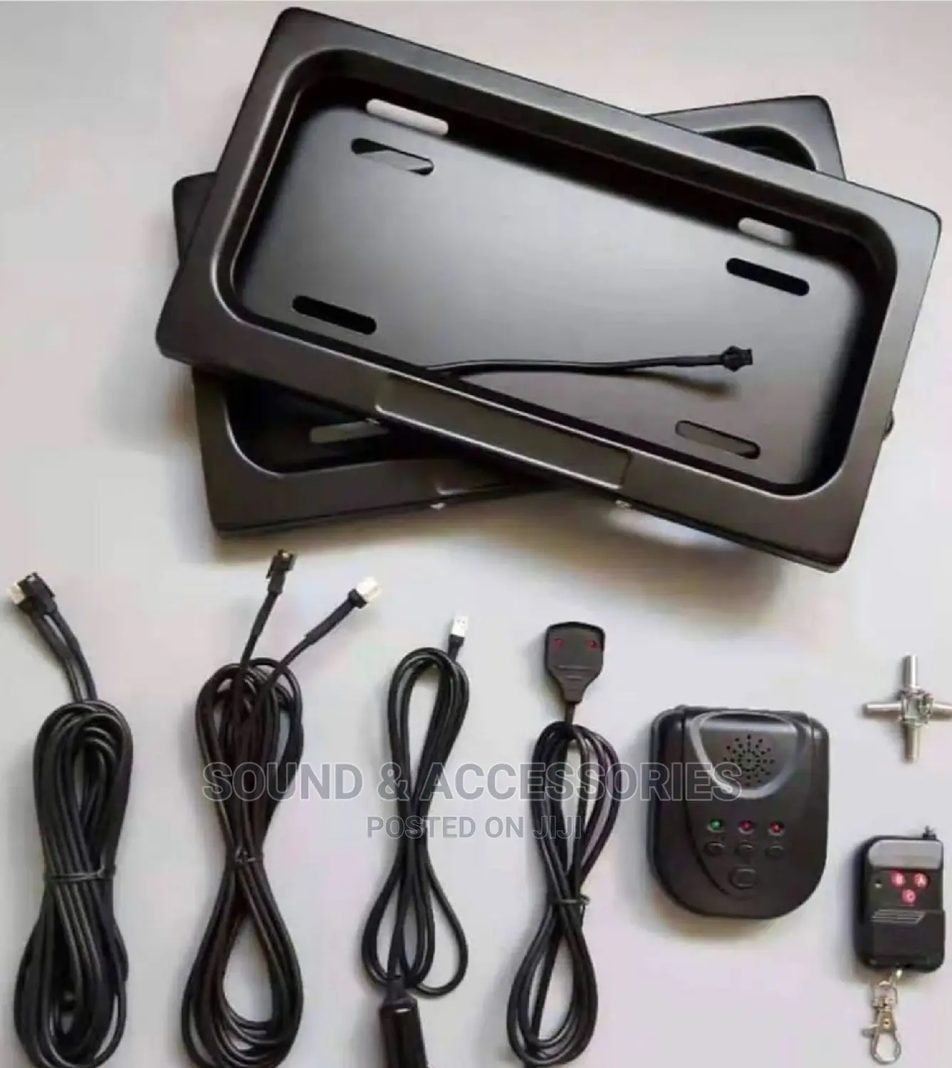 Automatic Car License Plate Number Cover
