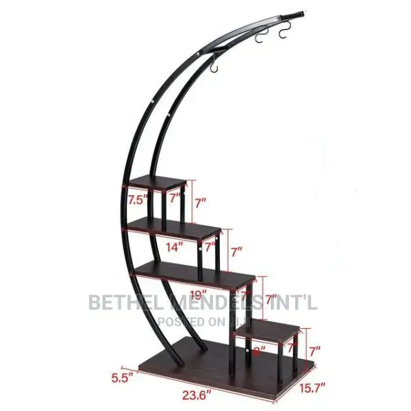 Moon Shape Metal Flower Stands/Racks/Shelf for Sales