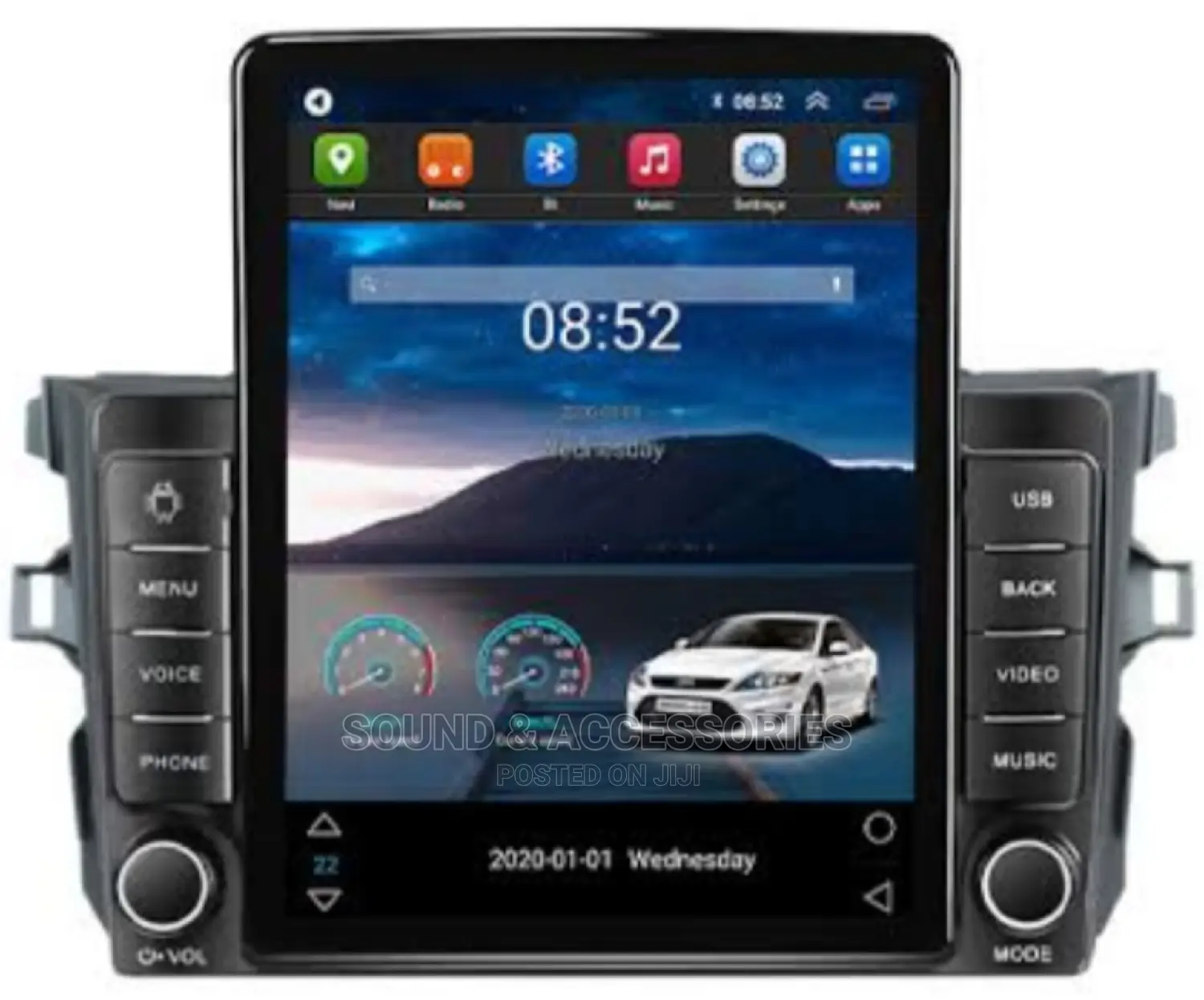 Toyota Corolla 2007-2012 Tesla Android GPS Navigation System