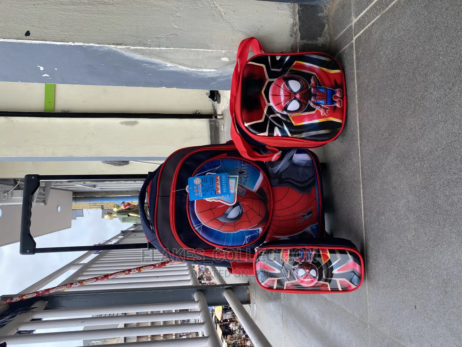 Children Character Trolly School Bag