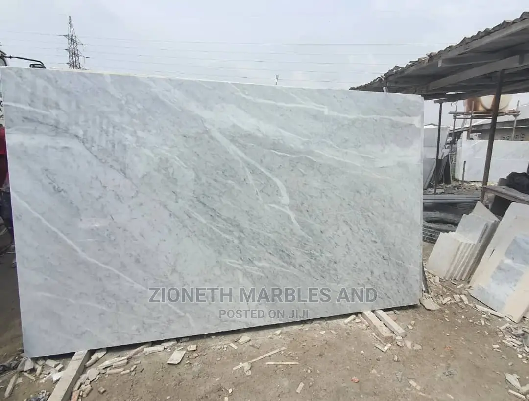 Italian Stone Carara White Marble Slab