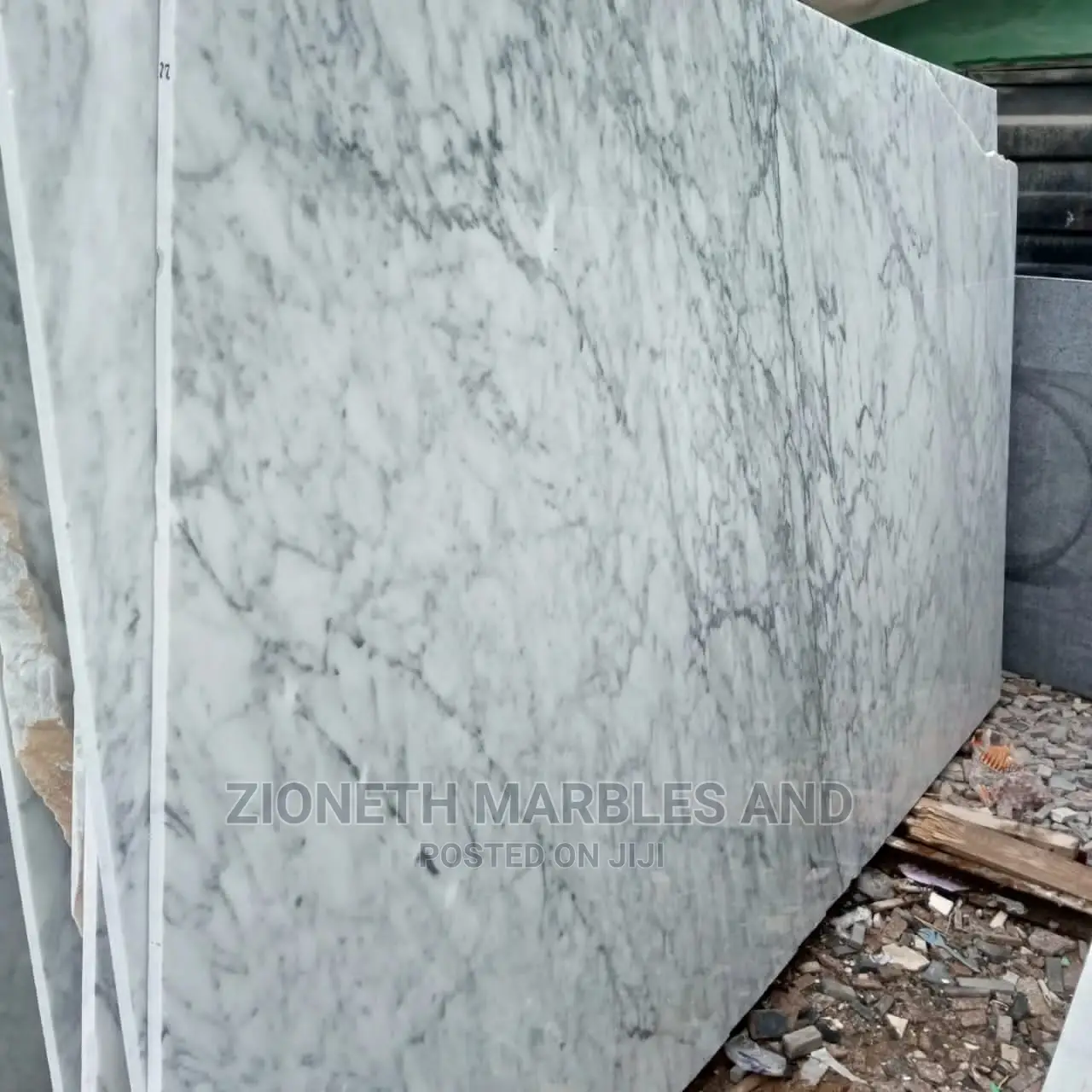 Italian Stone Carara White Marble Slab