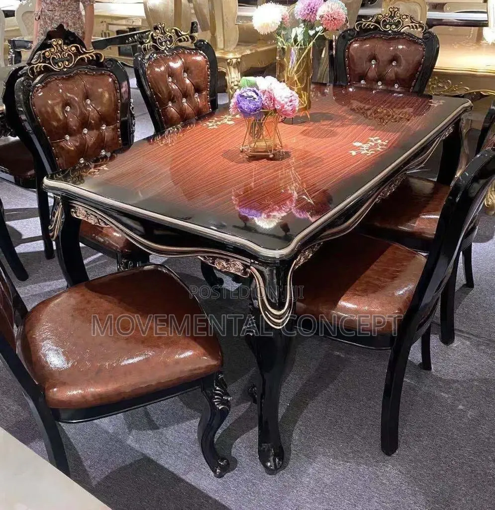 Royal Dinning Table Set With 6 Chairs