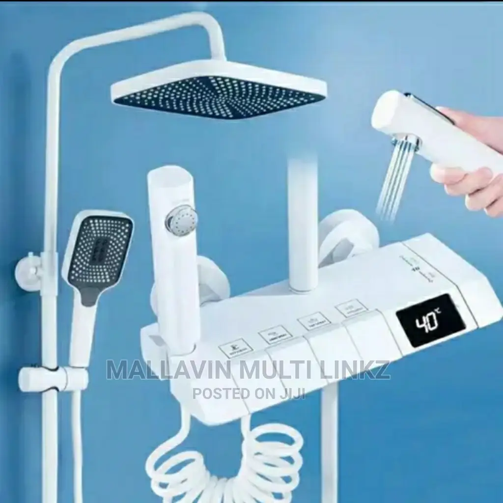 Temperature Display Shower With Bidet Spray