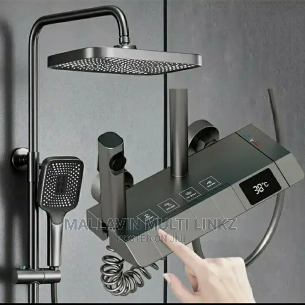 Temperature Display Shower With Bidet Spray