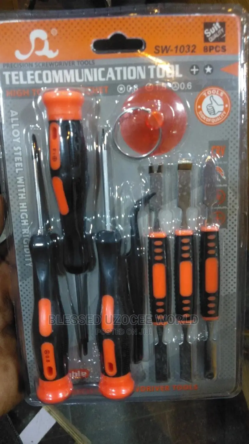 SW-1032 Telecommunication Alloy Steel Tool Set 8pieces